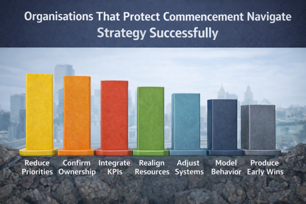 Protect commencement of strategy